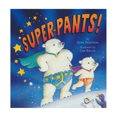 Super pants! Childrens Enlightenment English story book picture book parent-child reading original English book