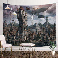 Grey Animated Steampunk Ship Interior Art Decoration ！