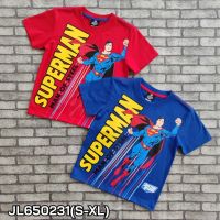 เสื้อยืดเด็กชาย จากแบรนด์ Justice Leagueสำหรับเด็กชาย 4-10 ปี สินค้าพร้อมส่ง JL650231 (S-XL)