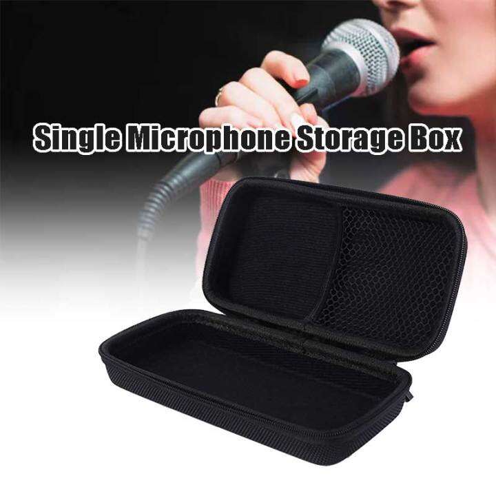 Universal 1Pcs Wireless Microphone Storage Box Microphone Travel
