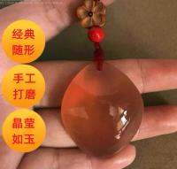 ?Original natural herring stone fish startling stone finished pendant Seiko fine grinding polished bright anti-crack no labor fee clearance free shipping