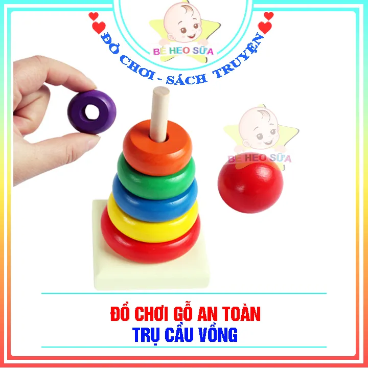 Đồ Chơi Gỗ,Tháp Xếp Chồng-Xếp Tháp Cầu Vồng Màu Sắc-Đồ Chơi Mầm Non Cho Bé – Đồ Chơi Tháp Xếp Chồng 7 Màu Bằng Gỗ,Đồ Chơi Nhựa,Đồ Chơi Trẻ Em,Đồ… – No Brand >>> top1shop >>> lazada.vn