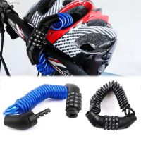 ♂✟ Mini Helmet Lock Anti-theft 4 Digit Password MTB Road Bike Locks For Scooter Motorcycle Portable Cycling Bicycle Cable Lock