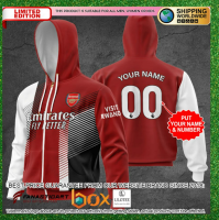 3D HOODIE-  XZX180305   Arsenal f.c All Over Printed 3D Hoodie 01