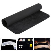 3ขนาดสีดำ Professional โป๊กเกอร์การ์ด Deck Mat Pad Close Up Magic Tricks นักมายากล Props ของเล่นเหรียญ Illusion Magic