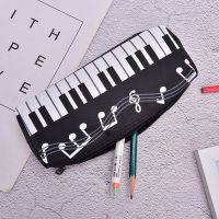 【YF】 Music Notes Canvas Large Capacity Stationery Office School Supplies