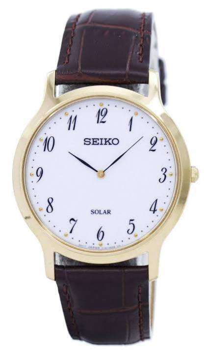 seiko-solar-นาฬิกาข้อมือผู้ชายเรือนทอง-nbsp-สายหนังแท้สีน้ำตาล-รุ่น-sup860p1-สีทอง