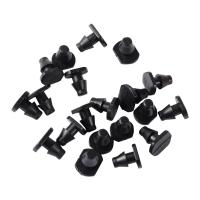 50Pcs Plastic 4/7mm Hose End Plugs 1/4 Inch Hose Water Stop Connectors Garden Drip Irrigation System Pipe Stop Water Accessories