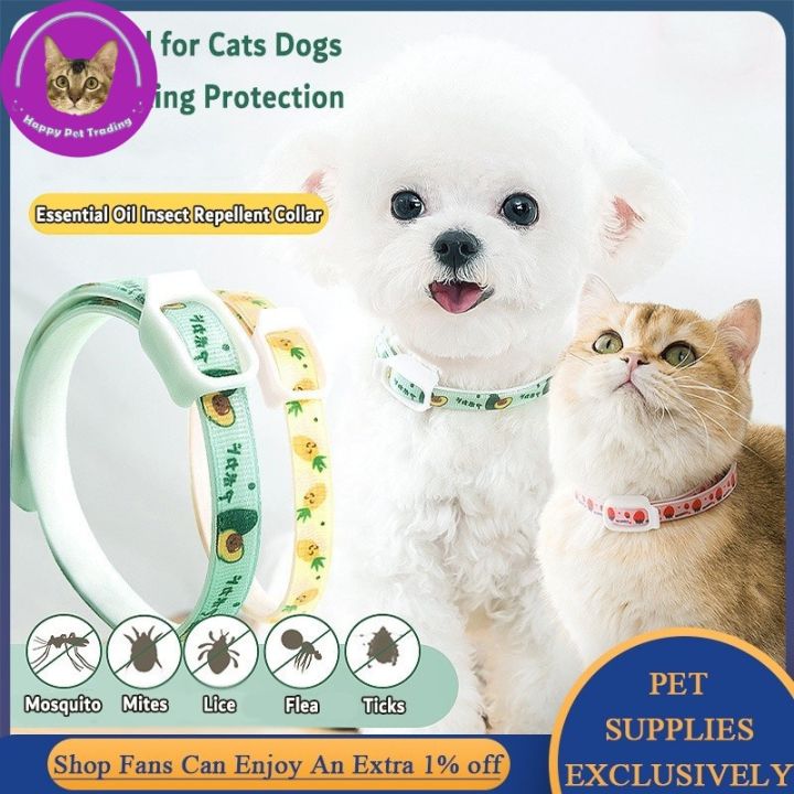 Premium Anti-Flea Collar for Cats and Dogs Adjustable Anti Tick Collar ...