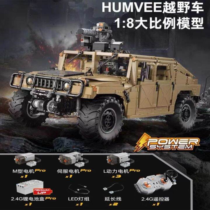 shuangying-c61036-hummer-รถออฟโรดอาคารรถบล็อกรถรุ่นเรือธงรถสปอร์ตของเล่นเด็กผู้ชายสำหรับผู้ใหญ่