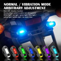 【LZ】☬♧❈  Anti-Colisão LED Strobe Light Bike Cauda Modelo de Aeronave Voo Noturno Mini Sinal Piscando Luz de Advertência Drone 7 Cores