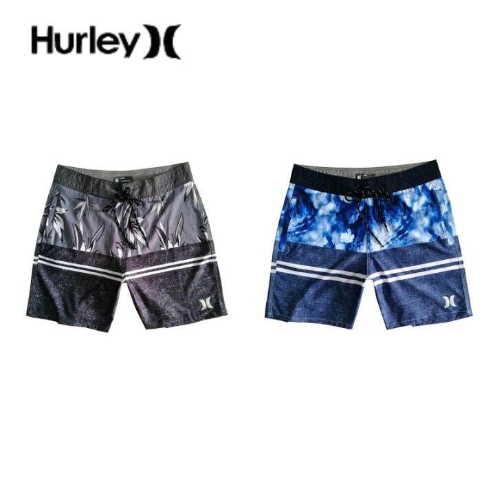 hurley-beach-เสื้อผ้าผู้ชายกางเกงว่ายน้ำ-quick-drybeach-กางเกงขาสั้นฤดูร้อน-surfing-เสื้อผ้า-water-ชุดว่ายน้ำกระเป๋า-gym-กางเกง