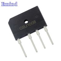 5Pcs GBJ1008 Bridge Rectifier 10A/800V GBJ10K Bridge Stack Can Cut GBJ Footprint Flat Bridge