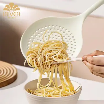 Kitchen Spaghetti Noodle Spoon Dumplings Pasta Spoon Long Handle Food Grade  High Temperature Resistant Kitchen Utensils - AliExpress