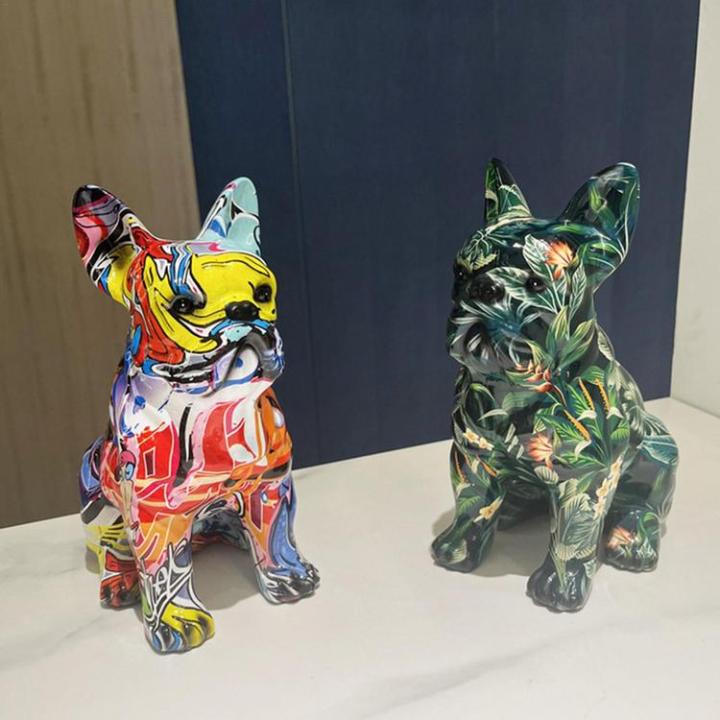 painted-bulldog-statue-multicolor-dog-statue-bulldog-statues-and-figurines-french-bulldog-decorations-for-home-office-living-room-biological