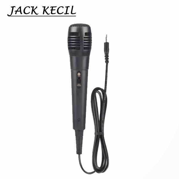 Microphone Kabel Mic Karaoke Speaker Jack 3.5mm Colokan Kecil atau