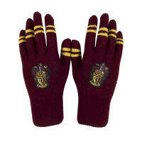 Unioomph ถุงมือแฟชั่นลำลองสำหรับตกแต่งลายแถบพิมพ์ลายถุงมือเต็มนิ้วอบอุ่น