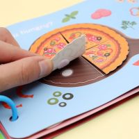 DIY Montessori Educational Toys For Baby Paste Quiet Book Children First Busy Book Animal Numbers Matching Learning Book For Kid