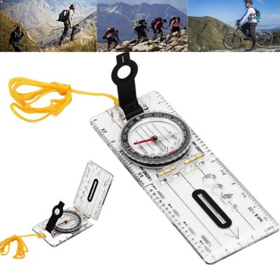：《》{“】= Folding Compass Multiftional Outdoor Mini Compass Map Scale Ruler Waterproof Hiking Camping Survival Guiding Tool Wholesale