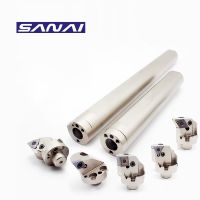 SANAI Turning Tool Holder Head เปลี่ยนได้ป้องกันการสั่นสะเทือน CNC Lathe Cutting Bar Turning Rod TH32 TH40-SCLCR12 PWLNR08 ไม่มีเม็ดมีด