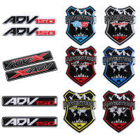 แผ่นป้องกันถังสำหรับฮอนด้า ADV150 Stiker Motor แผงด้านข้างสกู๊ตเตอร์สติ๊กเกอร์โลโก้แฟริ่ง