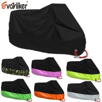 【hot】 190D Motorcycle Cover Outdoor Uv Protector Dustproof Indoor Lock-holes Design