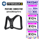 Welstore FITTERGEAR POSTURE CORRECTOR   เสื้อพยุงหลัง อุปกรณ์ซัพพอร์ตหลัง ช่วยพยุงหลังแก้ไขอาหารหลังค่อม แก้ปวดหลัง ( Size L-XL)