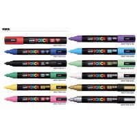 Woww สุดคุ้ม ปากกามาร์คเกอร์ uni Posca PC-5M 1.8-2.5 mm (1ด้าม) ราคาโปร ปากกา เมจิก ปากกา ไฮ ไล ท์ ปากกาหมึกซึม ปากกา ไวท์ บอร์ด