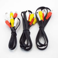 【 Cw】3 RCA ถึง3สาย RCA Audio Video AV สายต่อชาย-หญิงสายสัญญาณเสียง