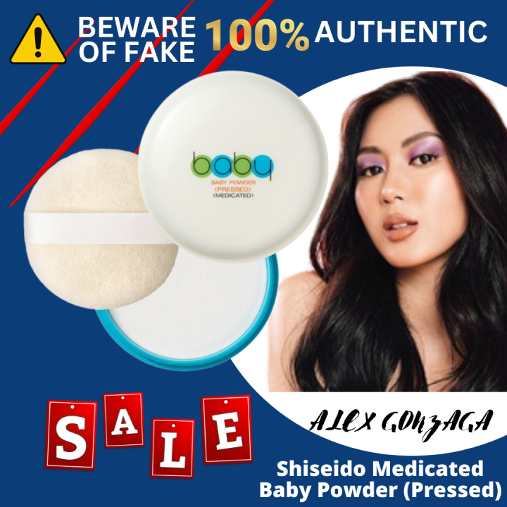Shiseido Medicated Baby Powder (Pressed) ] Absorbs Moisture , Soothes