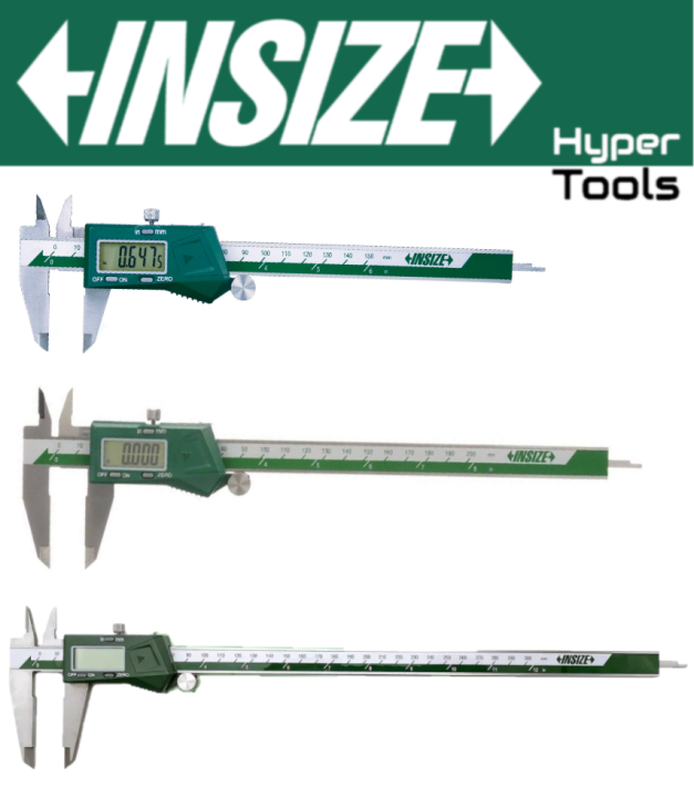 INSIZE Standard Digital Caliper 1108 Series 6'' (0150mm) / 8" (0200mm)/ 12'' (0300mm