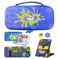 Nintend Switch Splatoon 3 Accessories Set Storage Case Joycon Protective Case Thumb Grip Caps Switch Stand