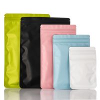 【CW】♘  100pcs Sided Metallic Mylar Flat Zip Lock Smell Proof sealable Aluminum Foil Plastic Pouches