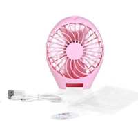 Hot Sale Cute Mermaid Shape Cooling Fan Foldable Handheld USB Rechargeable Desktop Fan