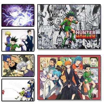 Afilche คลาสสิกอะนิเมะ Hunter X Hunter โปสเตอร์พิมพ์ผ้าใบจิตรกรรมฝาผนังศิลปะรูปภาพห้องนั่งเล่นตกแต่งบ้านความงาม C Uadros