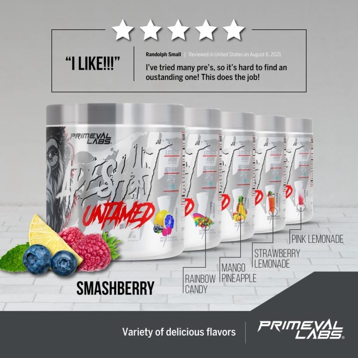 primeval-labs-apesh-t-untamed-40servings-pre-workout-พรีเวิร์คเอาท์-เพิ่มพละกำลัง-เพิ่มกล้าม-ออกกำลังกาย