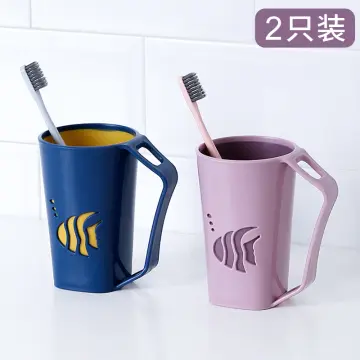 Bathroom Tumbler Cup, Household Minimalist Toothbrush Cup, Small Wash Cup,  Children & Couples Set, Creative Tooth Mug