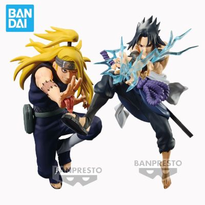 ของเล่นโมเดลฟิกเกอร์สะสม Bandai Action FIGURE Anime การต่อสู้ของสะสมนารูโตะชิปปูเด็นซาสึเกะ Banpresto ของแท้