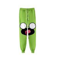 【Lao Zhang Fashion Cosplay】อะนิเมะ Invader ZIM กางเกงเหงื่อ3D Joggers กางเกงกางเกงผู้ชาย/ผู้หญิง High Street Hip Hop Sweatpants Pantalon Homme คอสเพลย์เครื่องแต่งกาย