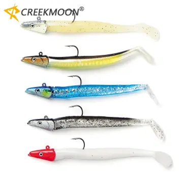 5pcs/lot Soft Fishing Lure Swimbait Silicone Wobbler Lead Head Bait Bass  Tackle