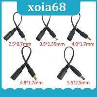 xoia68 Shop 5.5x2.1mm DC Female Power Jack to DC Male Plug Cable 5.5*2.5mm 3.5x1.35mm 4.0*1.7mm Extension Connector Power Cord