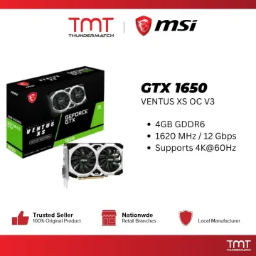 Msi geforce gtx 1650 d6 ventus xs oc online 4gb