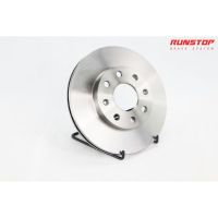 RUNSTOP รันสตอป brake disc จานเบรคหน้า เบรก disc brake เรียบ ขนาดเดิม 236 CHEVROLET รุ่น AVEO ราคาต่อคู่