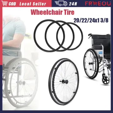 PU 16in Wheelchair Tire Wear Resistant Replacement Wheelchair Accessories