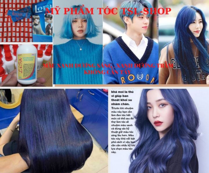 Tóc màu xanh dương là một lựa chọn táo bạo và ấn tượng cho những ai yêu thích sự khác biệt và mới mẻ. Cùng chiêm ngưỡng hình ảnh của một cô gái trẻ với mái tóc xanh dương tự nhiên, đầy phóng khoáng trên nền trời xanh.