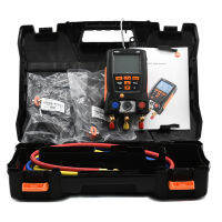 NEW Testo 550 Digital Manifold Gauge with 2pcs Clamp,2 Valves,System for HVAC 0563 1550 Built-in 60 common refrigerants