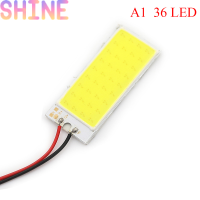 Shine 36/48 SMD cob LED 12V แสงสีขาวรถภายในแผงโคมไฟโดมหลอดไฟ