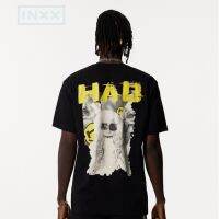 [New] [HOT] 【 Inxx 】ใหม่ เสื้อยืดแขนสั้น ผ้าฝ้ายแท้ พิมพ์ลาย HIP AND BONE แฟชั่นคู่รัก