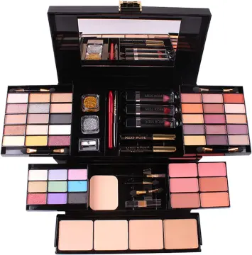 All-in-One Holiday Gift Makeup Set Cosmetic Essential Starter Bundle  Include Eyeshadow Palette Lipstick Concealer Blush Mascara Foundation Face  Powder