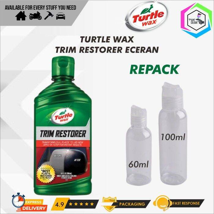 Turtle Wax Trim Restorer Semir Plastik Plastic Kemasan Ecer Repack